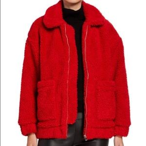 IAMGIA FLEECE JACKET IN RED!!
